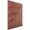Ekena Millwork 19 5/8in. W x 19 5/8in. H Bolt EnduraWall Decorative 3D Wall Panel Covers 2.67 Sq. Ft. WP20X20BTFCP - alternate 2